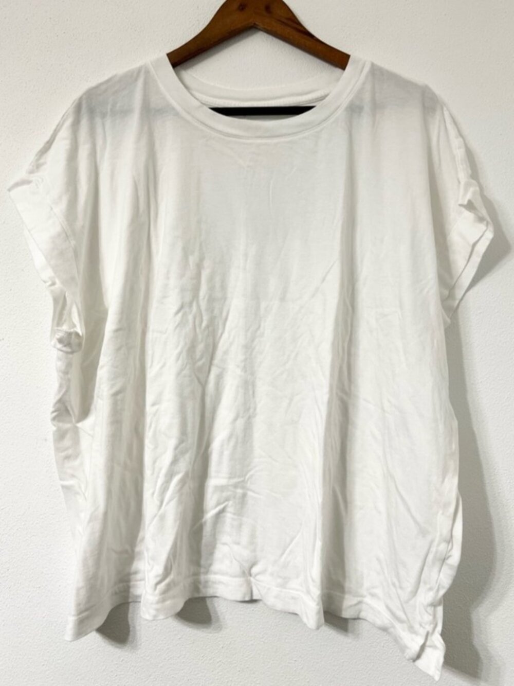 White Tee 3X Modal Blend Short Sleeve Top
